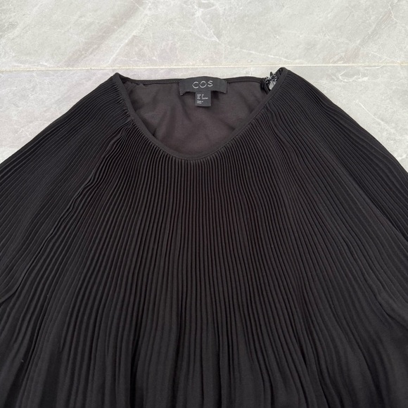 Women’s COS Pleated High Neck Long Sleeve Tunic Dress Size 2 - Picture 4 of 16